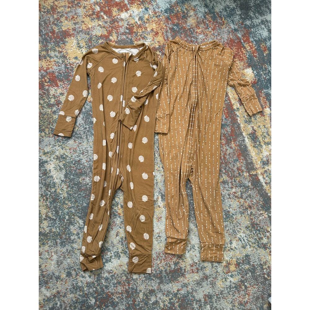 Brave little ones bamboo zipper pajamas